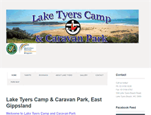 Tablet Screenshot of laketyerscaravanpark.com.au